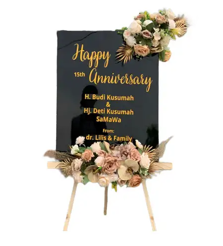 Papan Bunga Akrilik Tegaren