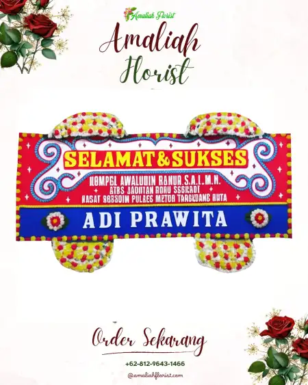 Papan Bunga Ucapan Selamat Tegaren