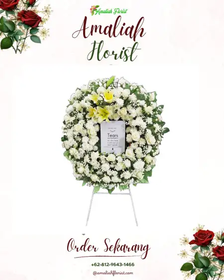 Krans Bunga Duka Tegaren